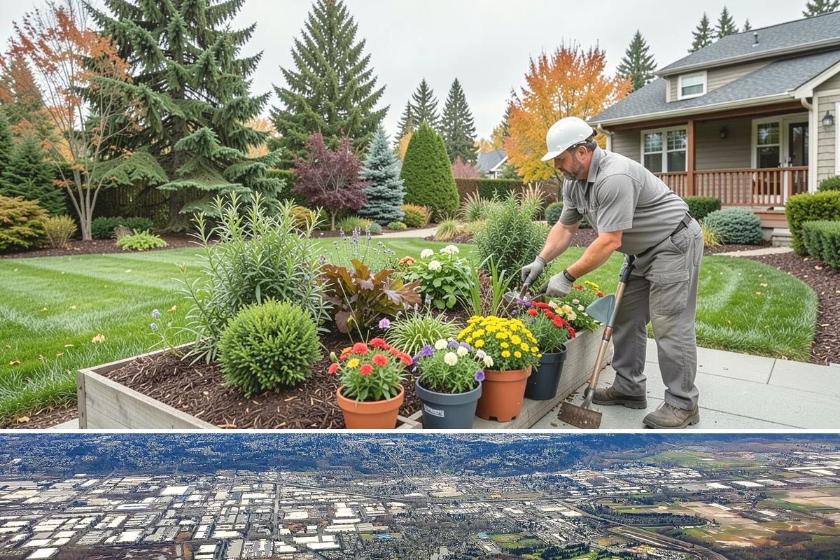 Bulb Planting in Kent, King County, WA - Planted in fall for spring bloom