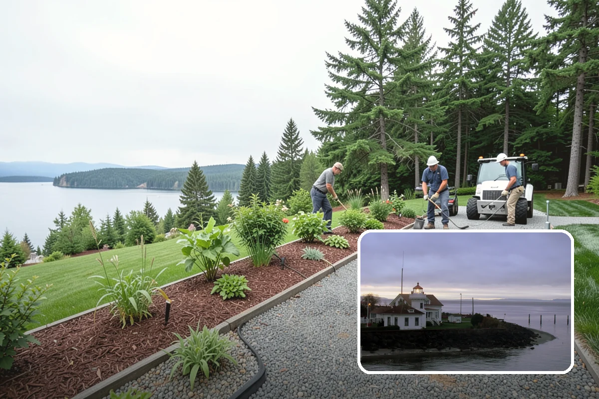 Bulb Planting in Mukilteo, Snohomish County, WA - Earliest color of the season
