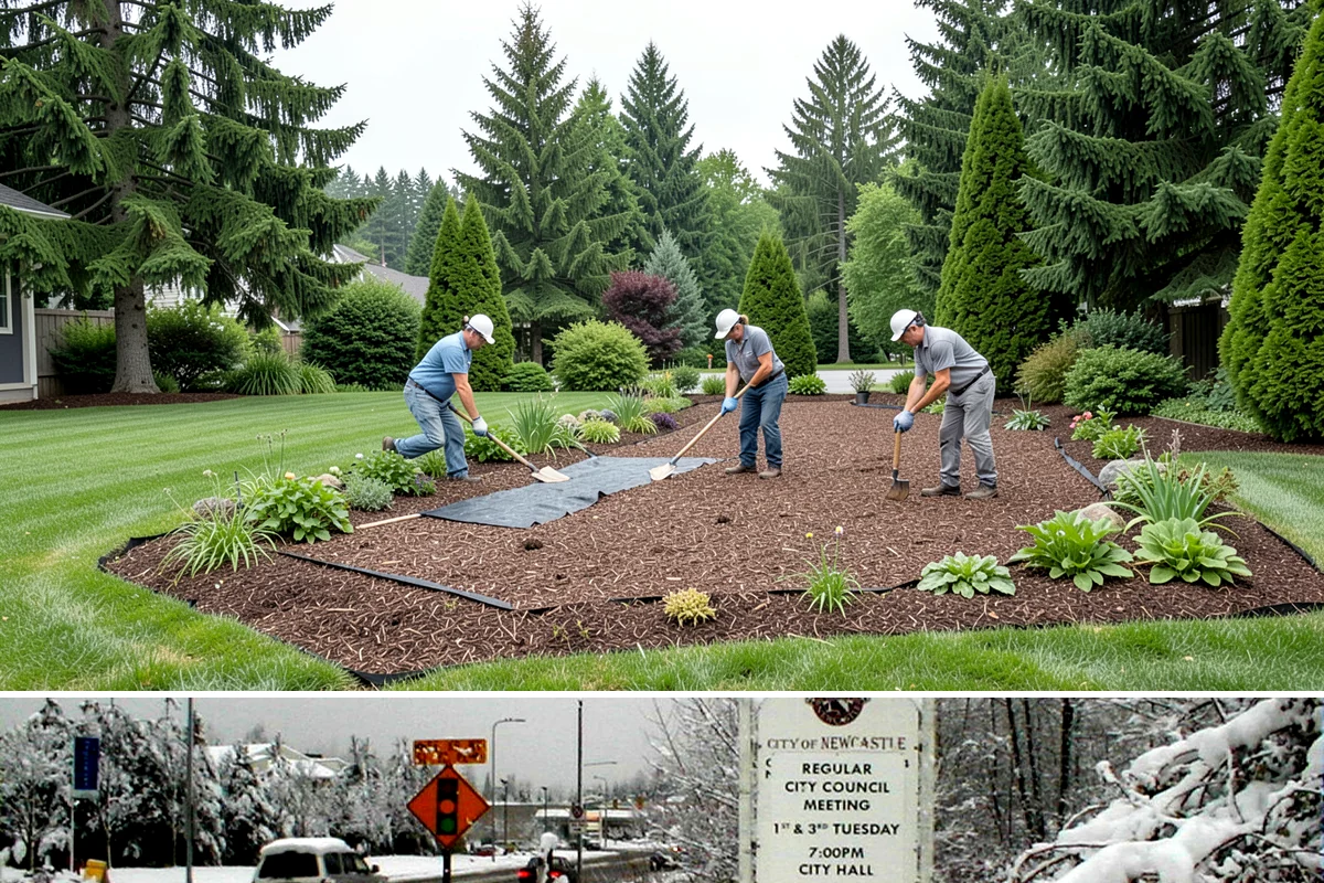 Bulb Planting in Newcastle, King County, WA - Planted in fall for spring bloom