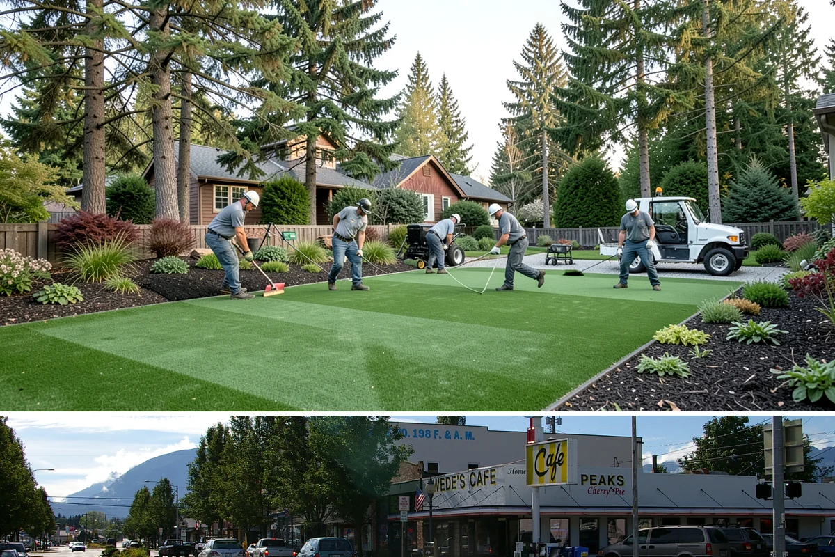 Bulb Planting in North Bend, King County, WA - Planted in fall for spring bloom