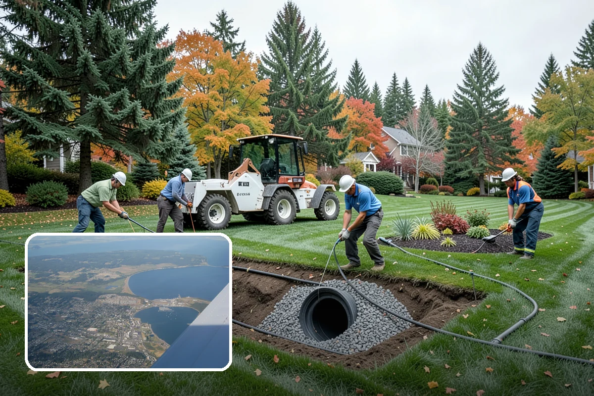 Bulb Planting in Oak Harbor, Island County, WA - Earliest color of the season
