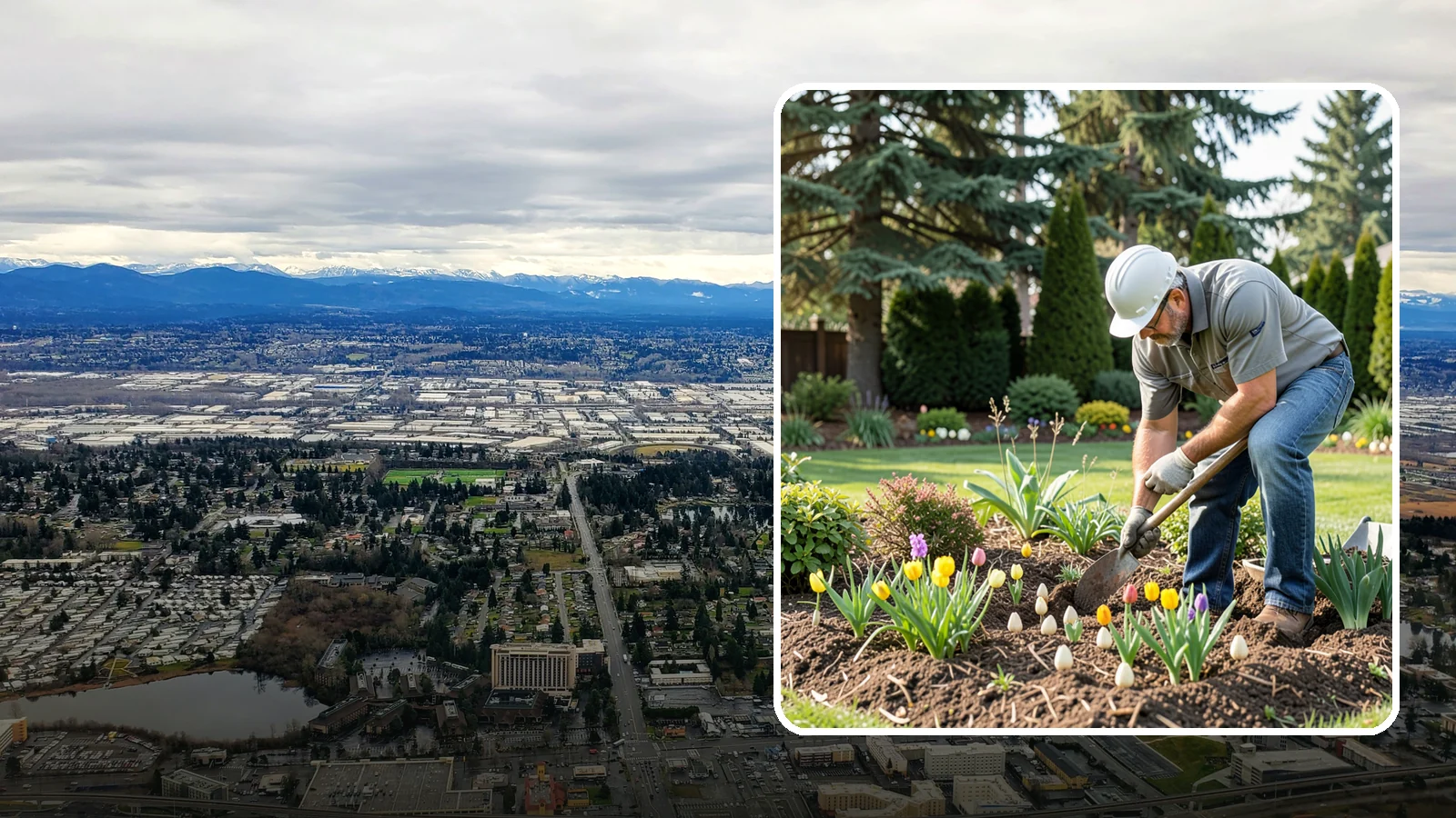 Bulb Planting in SeaTac, King County, WA - Spring and seasonal bulbs planted in fall for waves of early color when the garden needs it most.