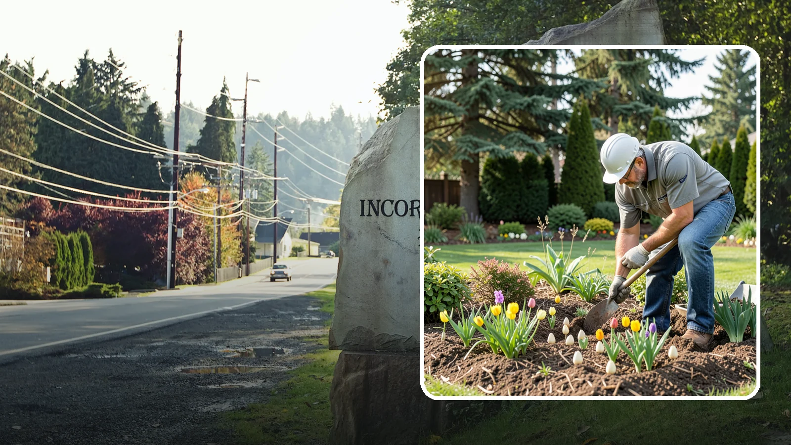 Bulb Planting in Wilkeson, Pierce County, WA - Spring and seasonal bulbs planted in fall for waves of early color when the garden needs it most.