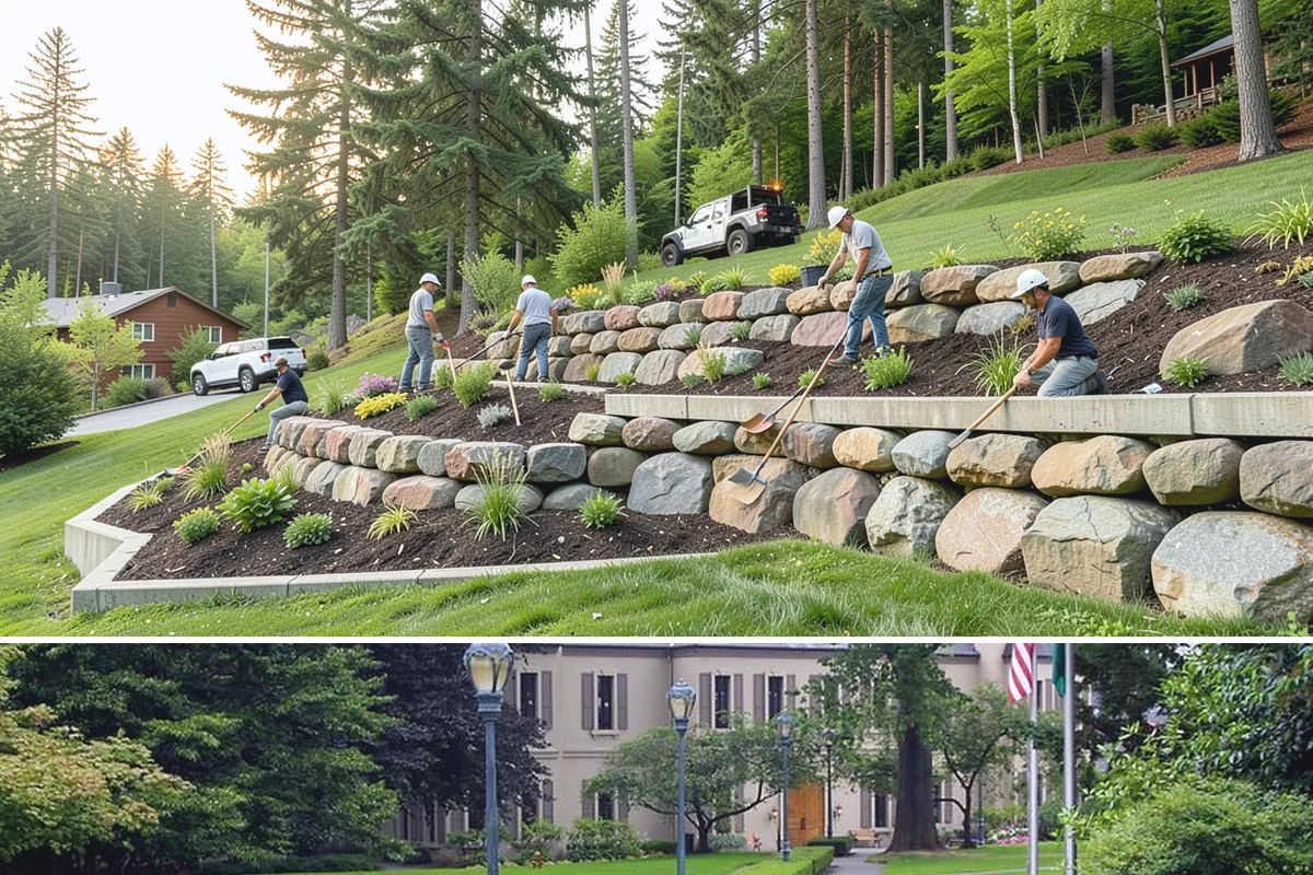 Bulb Planting in Woodinville, King County, WA - Planted in fall for spring bloom