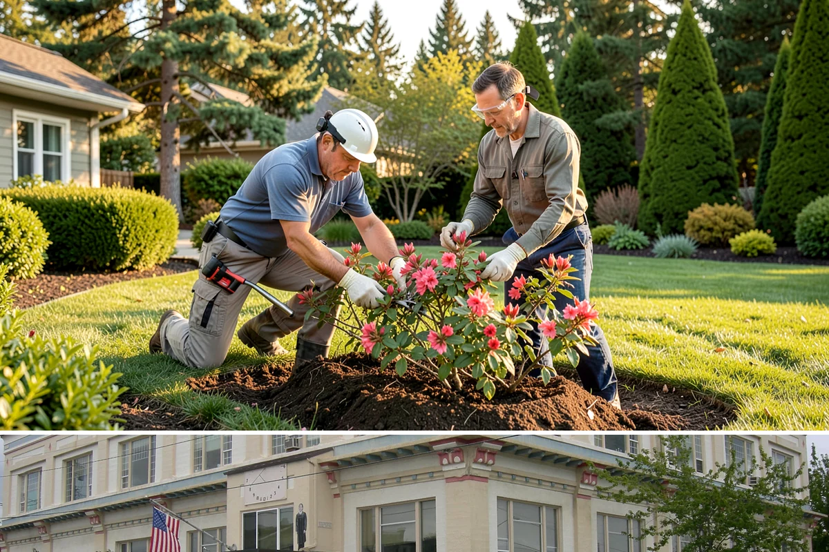 Bush Shaping in Anacortes, Skagit County, WA - Best shaped during the growing season