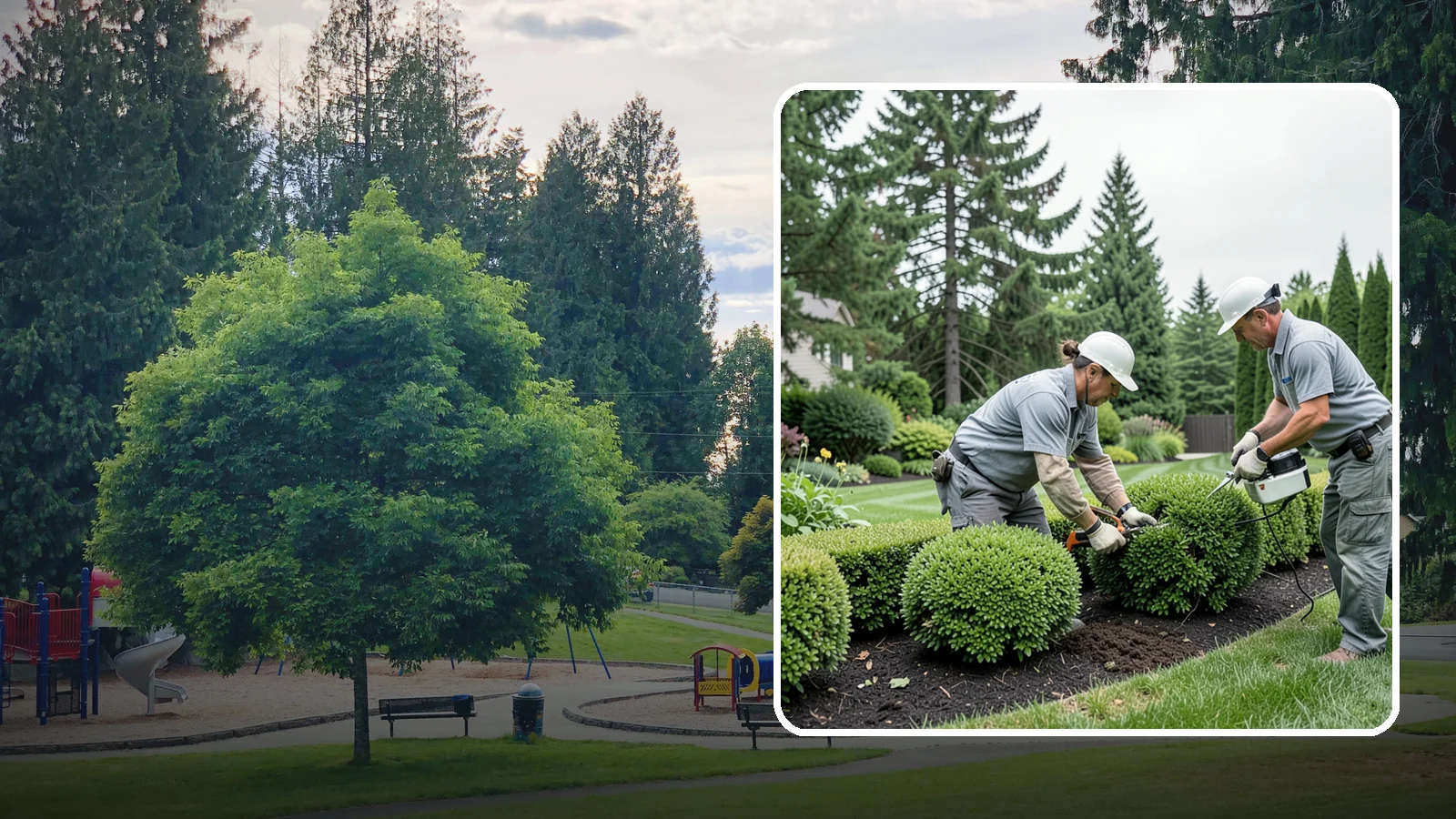 Bush Shaping in Bonney Lake, Pierce County, WA - Detailed shaping of bushes and shrubs into clean, defined forms that suit your landscape style.