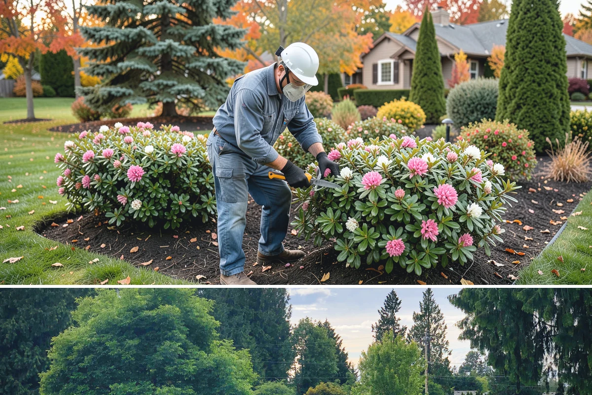 Bush Shaping in Bonney Lake, Pierce County, WA - Best shaped during the growing season