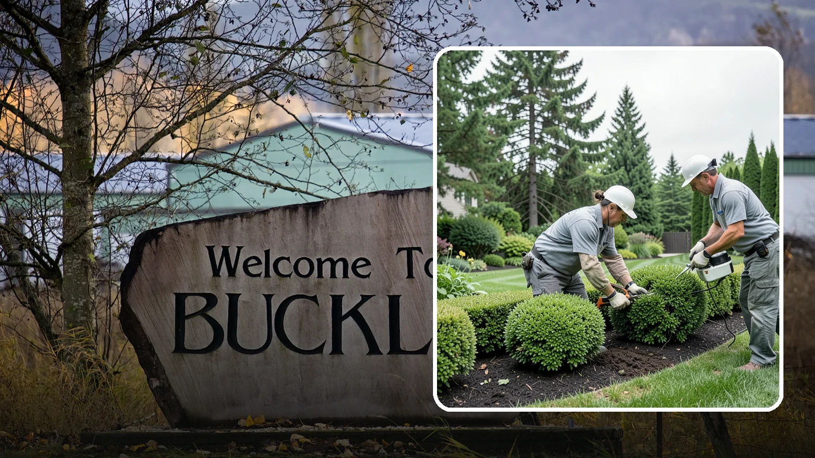 Bush Shaping in Buckley, Pierce County, WA - Detailed shaping of bushes and shrubs into clean, defined forms that suit your landscape style.