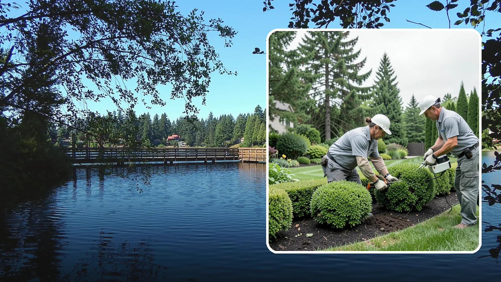 Bush Shaping in Federal Way, King County, WA - Detailed shaping of bushes and shrubs into clean, defined forms that suit your landscape style.