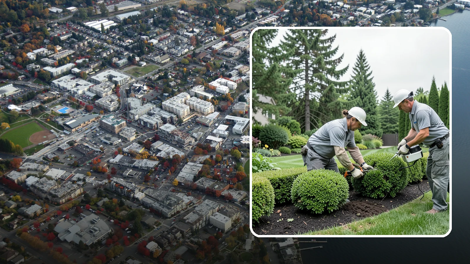 Bush Shaping in Kirkland, King County, WA - Detailed shaping of bushes and shrubs into clean, defined forms that suit your landscape style.