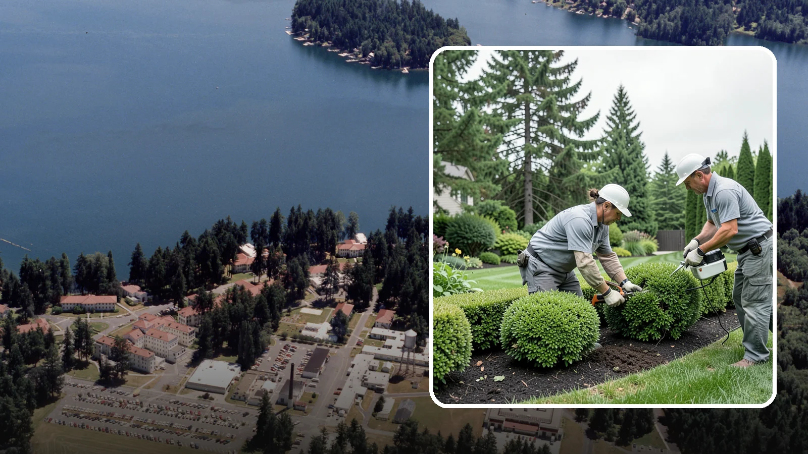 Bush Shaping in Lakewood, Pierce County, WA - Detailed shaping of bushes and shrubs into clean, defined forms that suit your landscape style.