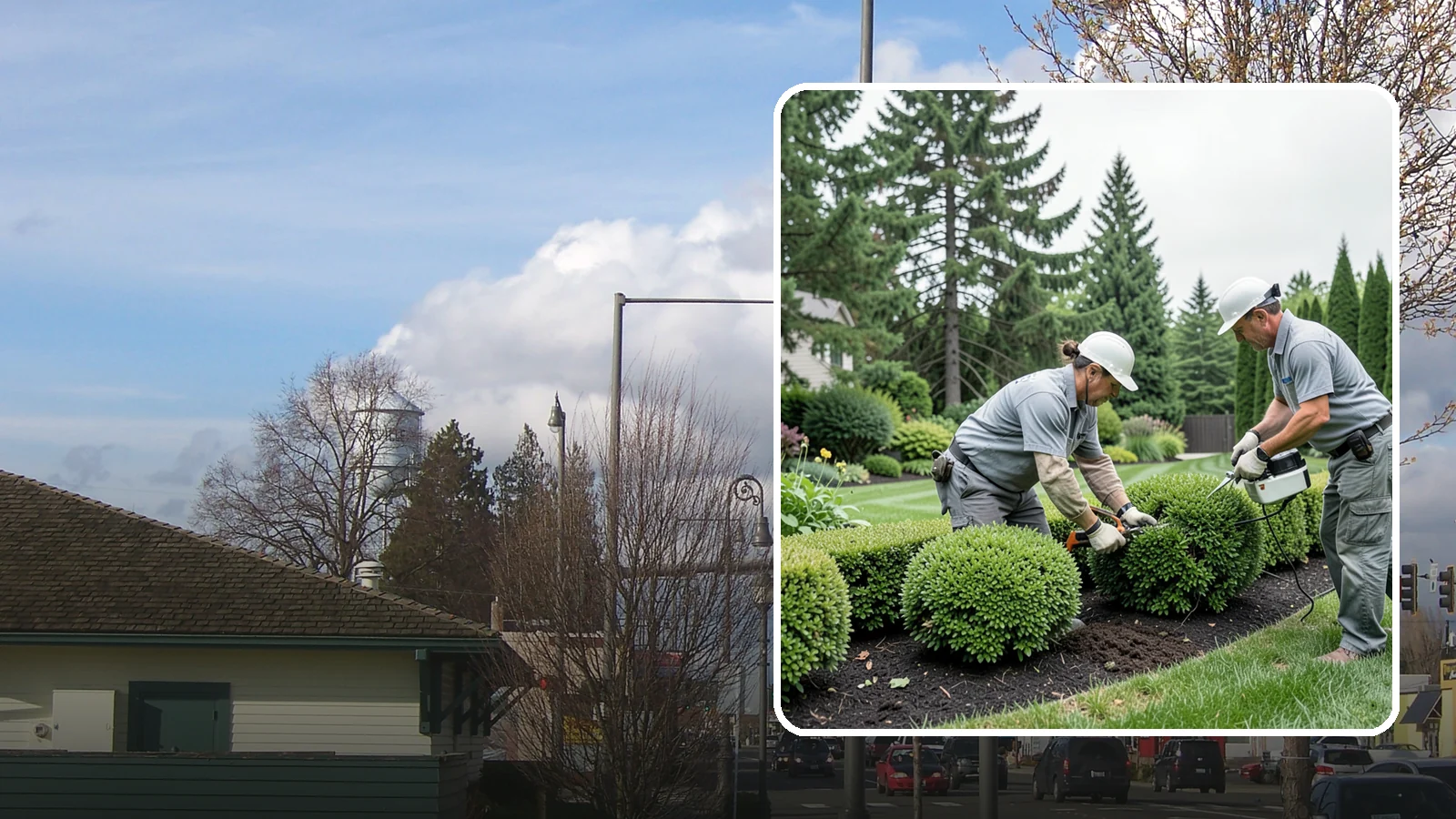 Bush Shaping in Marysville, Snohomish County, WA - Detailed shaping of bushes and shrubs into clean, defined forms that suit your landscape style.