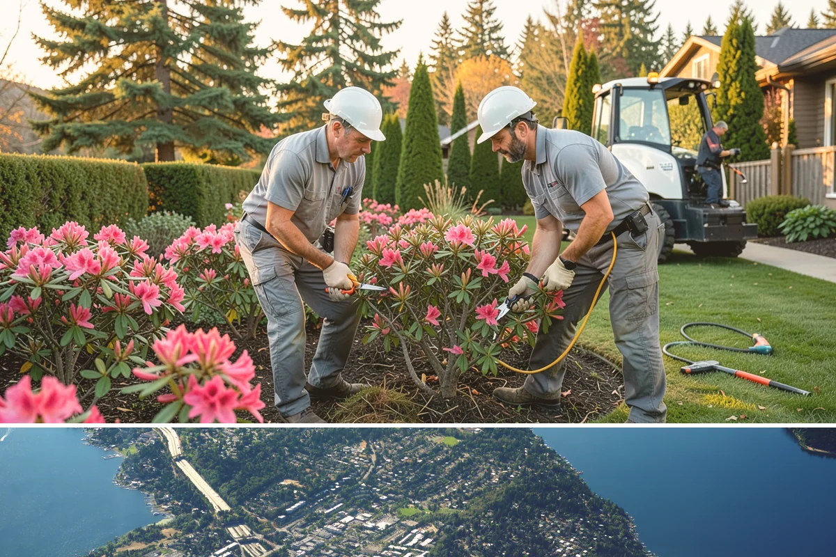 Bush Shaping in Mercer Island, King County, WA - Best shaped during the growing season