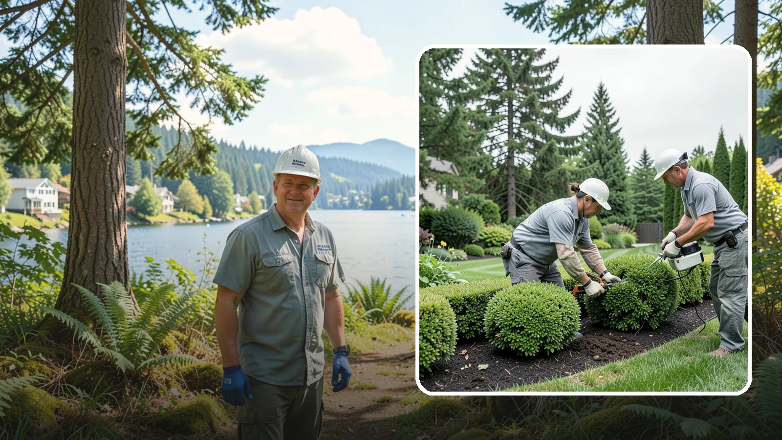 Bush Shaping in Milton, King County, WA - Detailed shaping of bushes and shrubs into clean, defined forms that suit your landscape style.