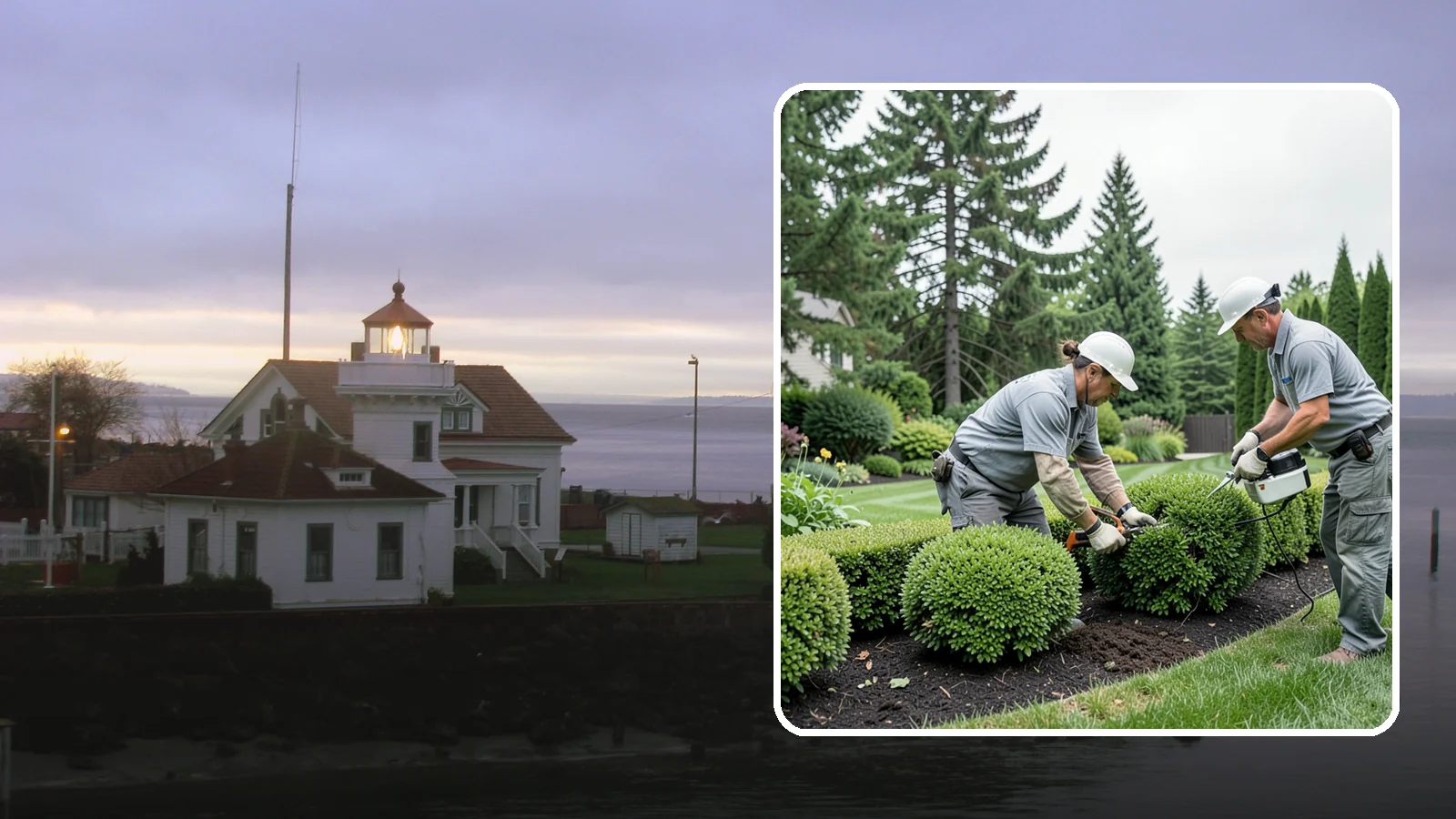 Bush Shaping in Mukilteo, Snohomish County, WA - Detailed shaping of bushes and shrubs into clean, defined forms that suit your landscape style.