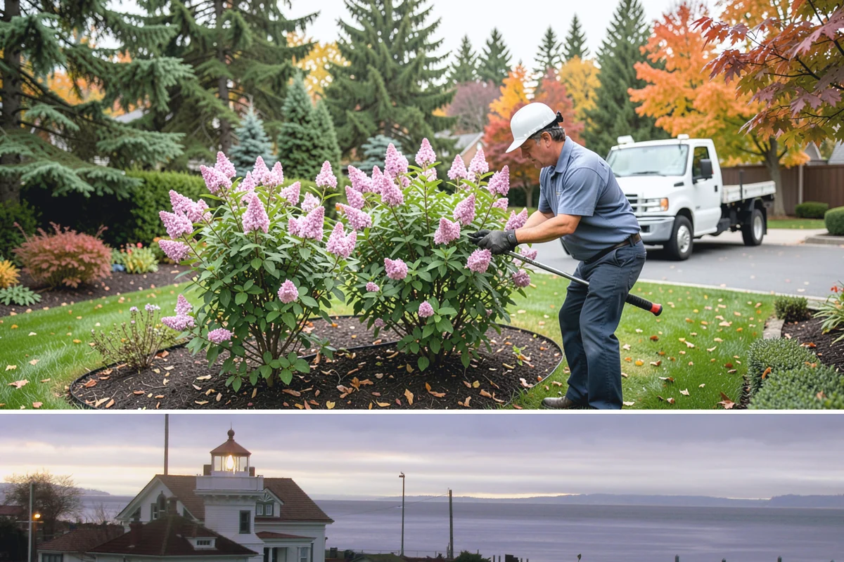 Bush Shaping in Mukilteo, Snohomish County, WA - Best shaped during the growing season