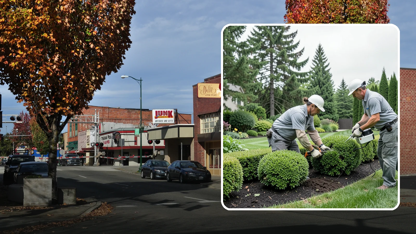 Bush Shaping in Puyallup, Pierce County, WA - Detailed shaping of bushes and shrubs into clean, defined forms that suit your landscape style.