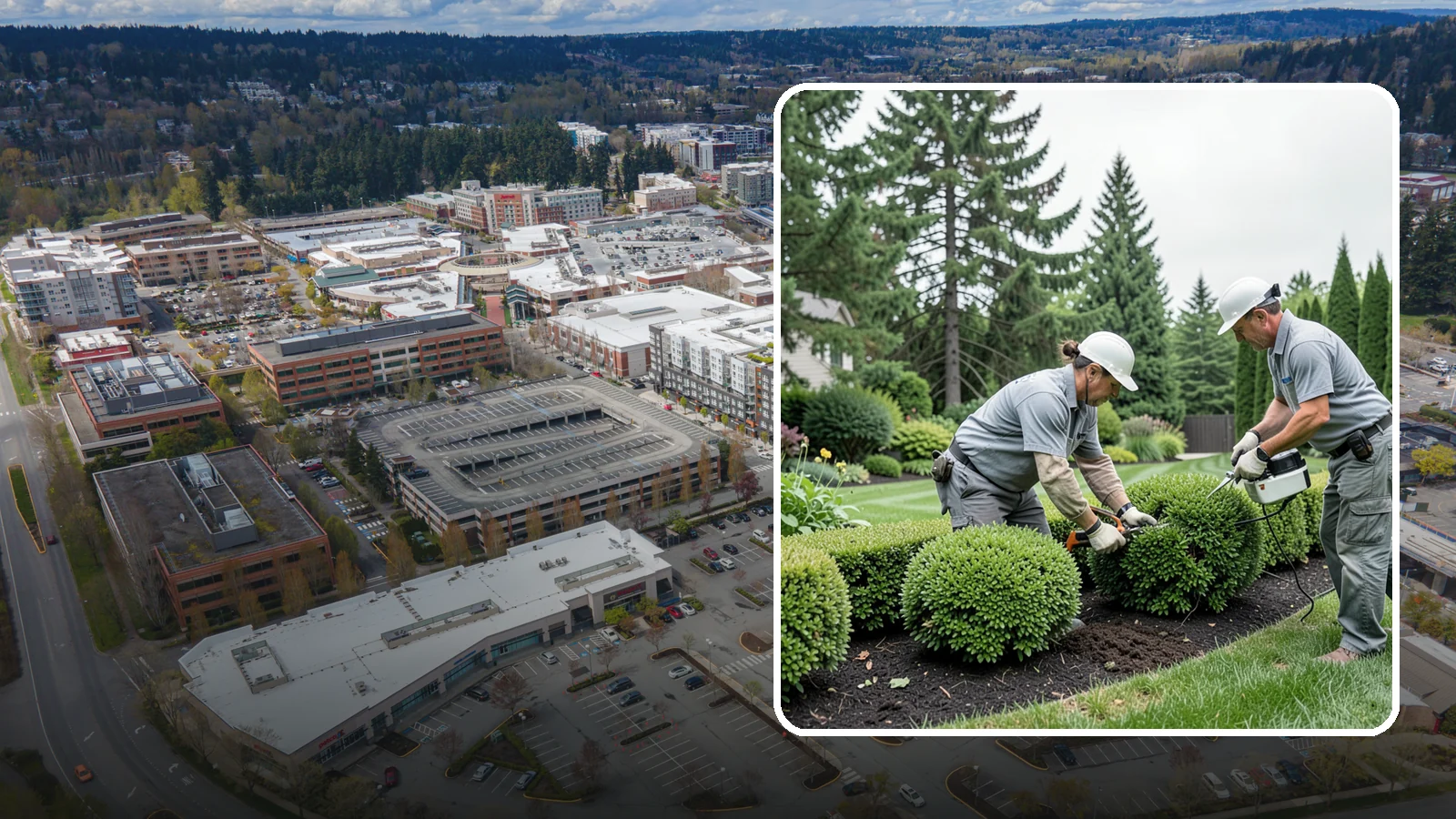 Bush Shaping in Redmond, King County, WA - Detailed shaping of bushes and shrubs into clean, defined forms that suit your landscape style.