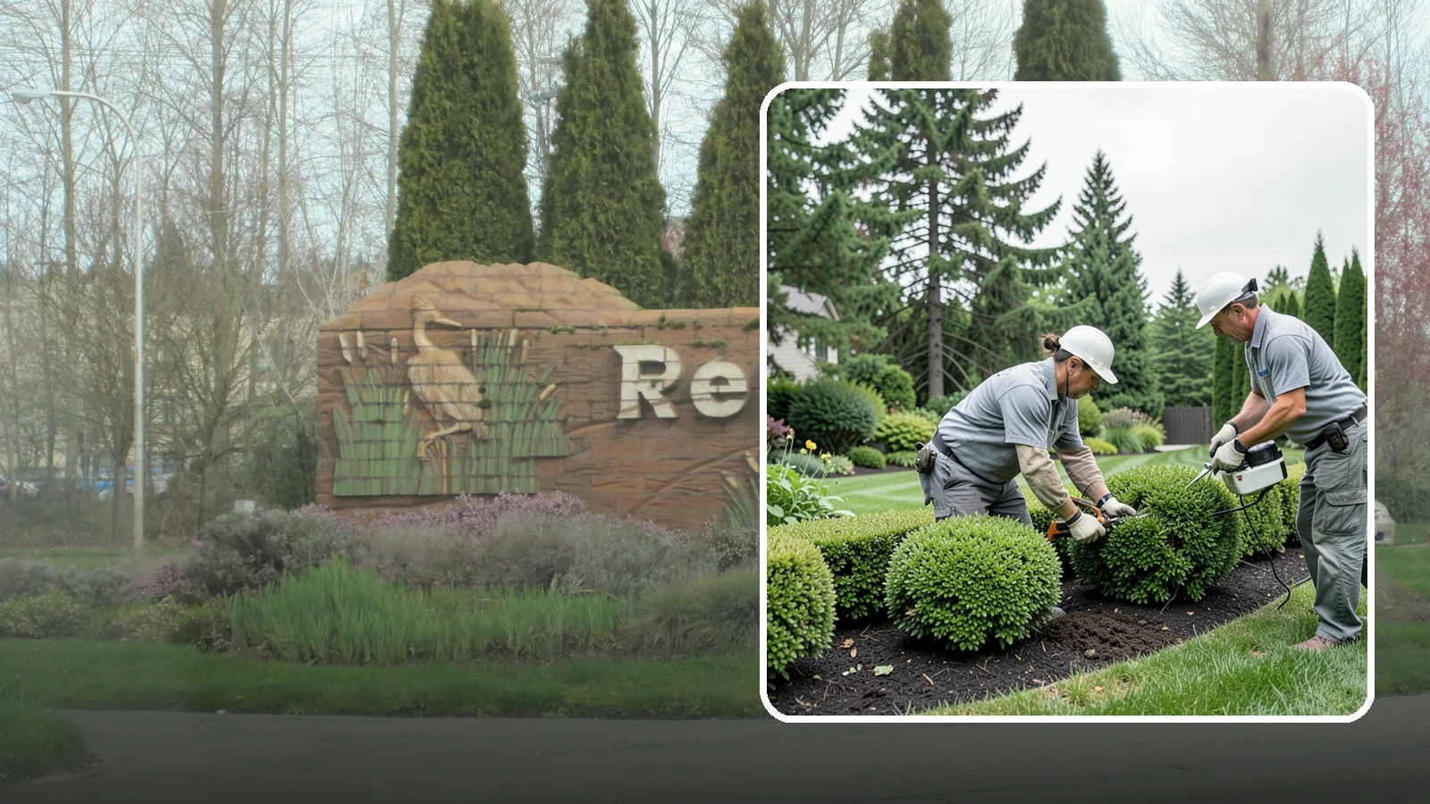 Bush Shaping in Renton, King County, WA - Detailed shaping of bushes and shrubs into clean, defined forms that suit your landscape style.