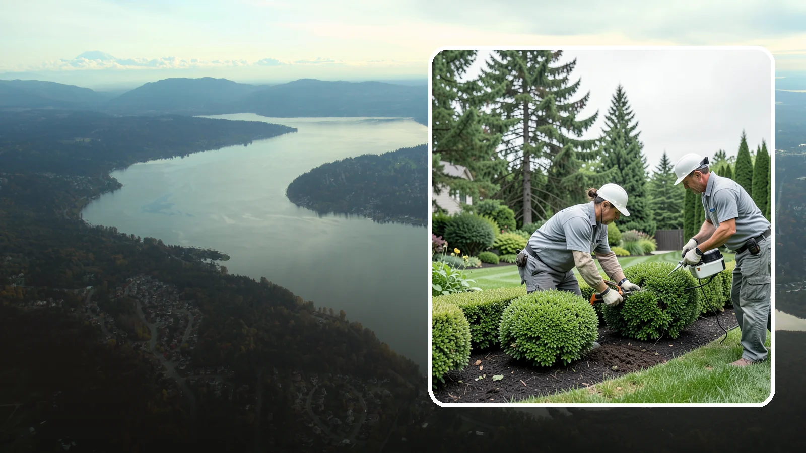Bush Shaping in Sammamish, King County, WA - Detailed shaping of bushes and shrubs into clean, defined forms that suit your landscape style.