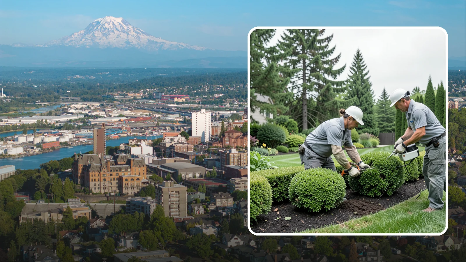 Bush Shaping in Tacoma, Pierce County, WA - Detailed shaping of bushes and shrubs into clean, defined forms that suit your landscape style.