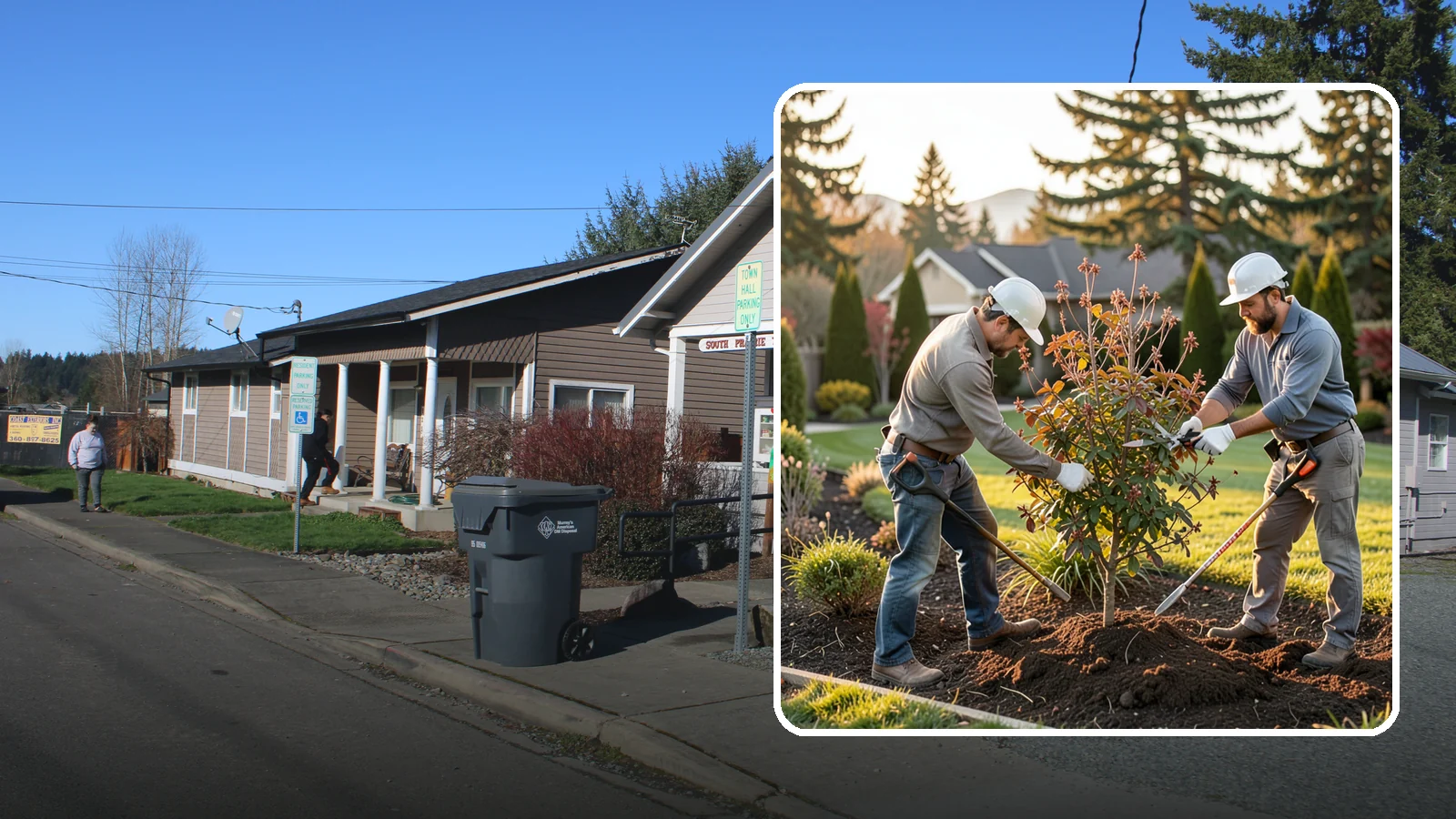 Butterfly Bush Pruning in South Prairie, Pierce County, WA - Hard late-winter cutback of butterfly bush to encourage vigorous new growth, prolific blooms, and responsible size control.