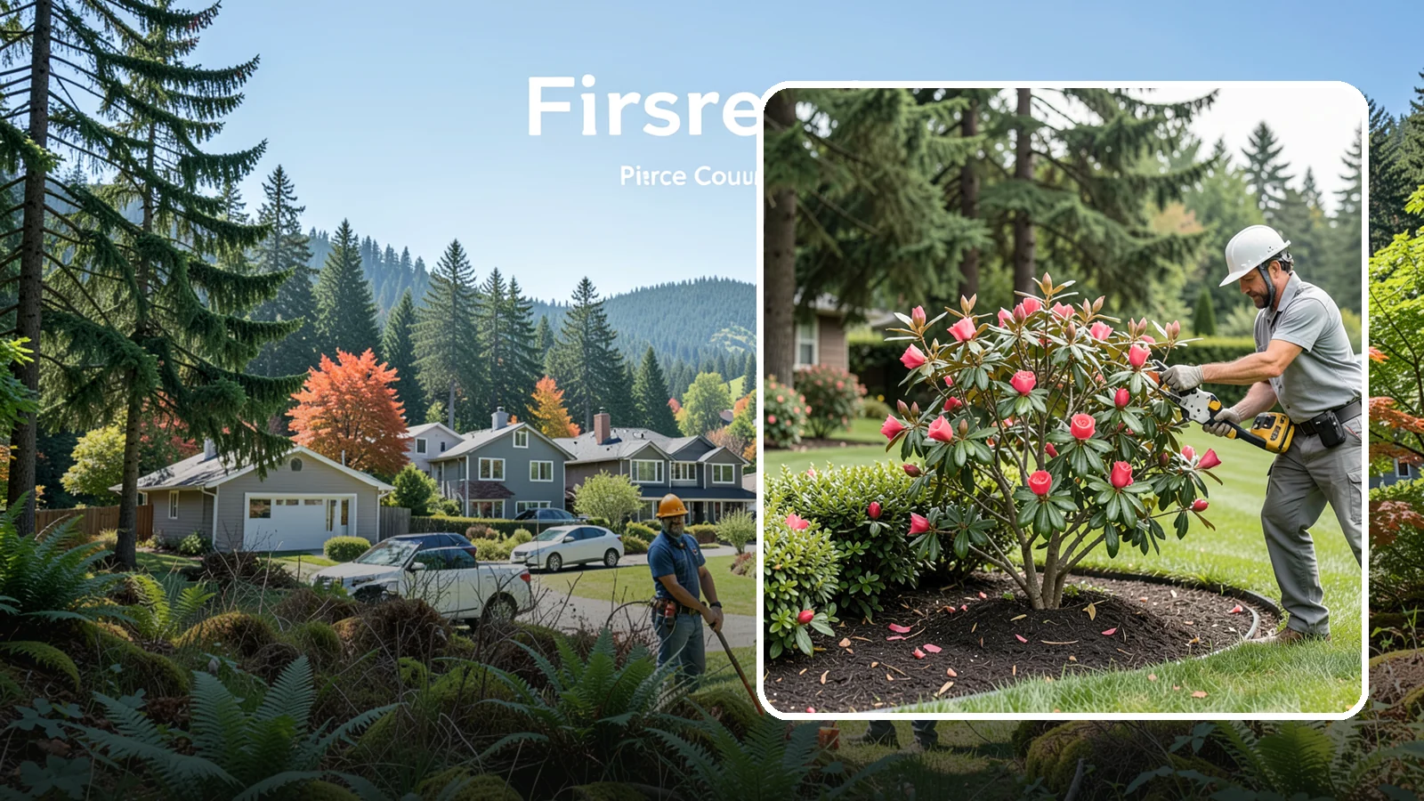 Camellia Pruning in Fircrest, Pierce County, WA - Post-bloom pruning of camellias to shape the canopy, remove deadwood, and protect the coming season's flower buds.