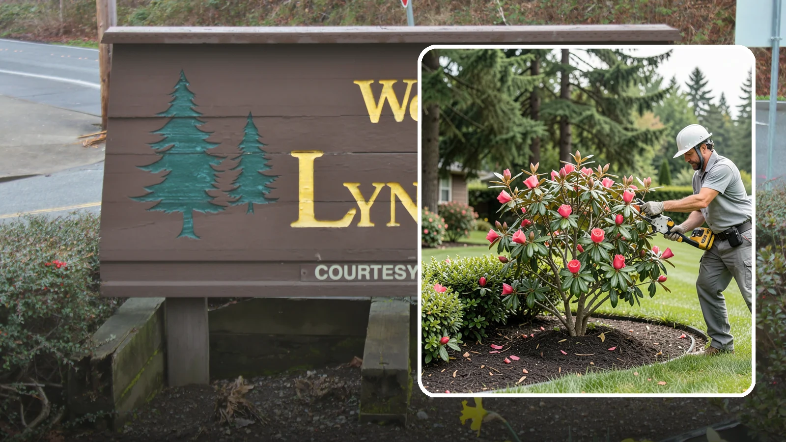 Camellia Pruning in Lynnwood, Snohomish County, WA - Post-bloom pruning of camellias to shape the canopy, remove deadwood, and protect the coming season's flower buds.