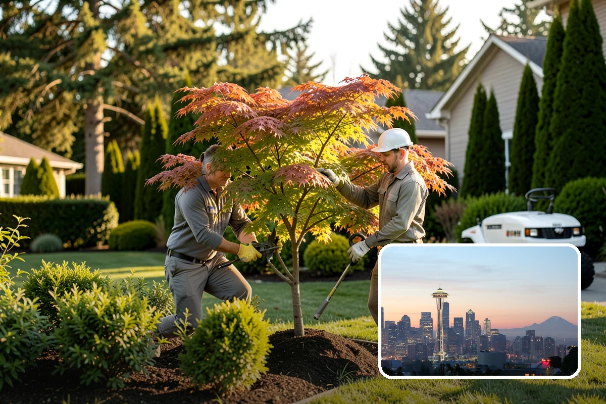 Camellia Pruning in Seattle, King County, WA - Preserves the next round of flowers by timing cuts to each variety's bloom