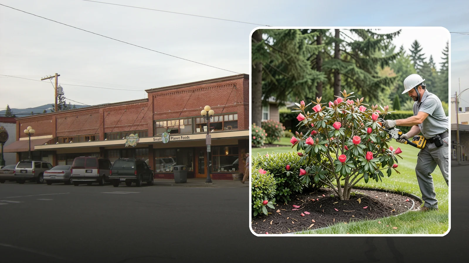 Camellia Pruning in Sedro-Woolley, Skagit County, WA - Post-bloom pruning of camellias to shape the canopy, remove deadwood, and protect the coming season's flower buds.