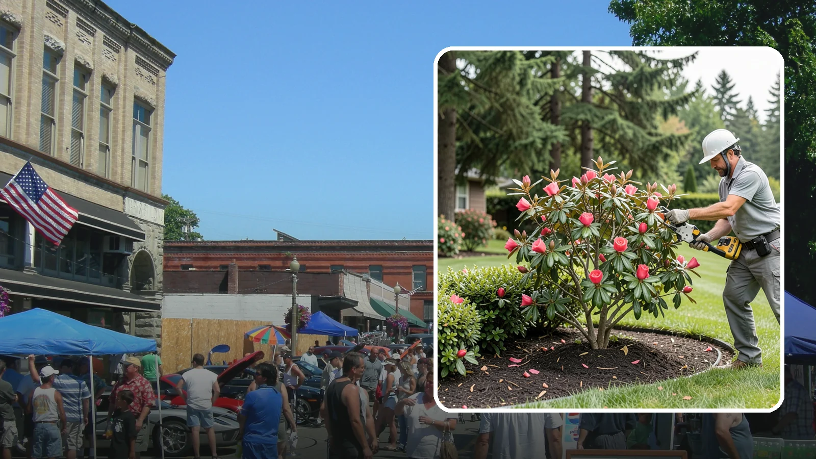 Camellia Pruning in Snohomish, Snohomish County, WA - Post-bloom pruning of camellias to shape the canopy, remove deadwood, and protect the coming season's flower buds.