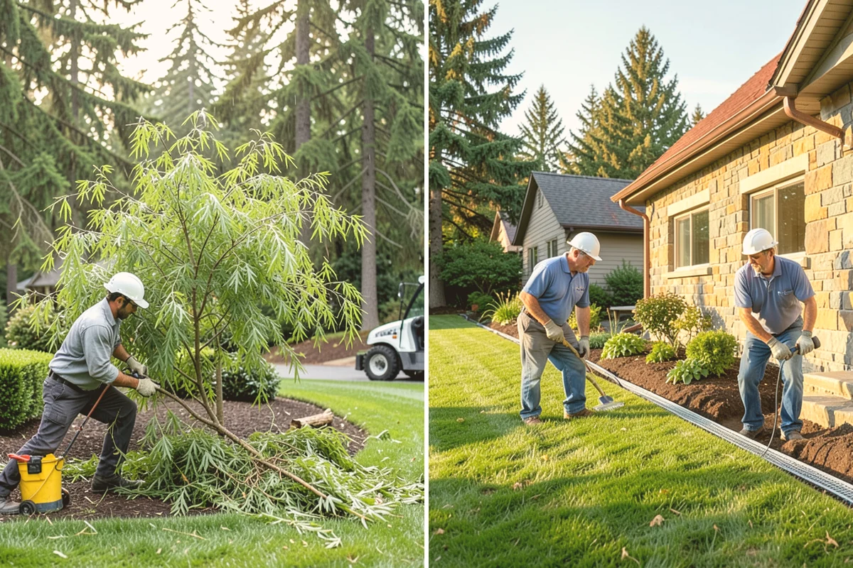 Catch Basin Installation in Bellevue, King County, WA - Identify low spots and collection points