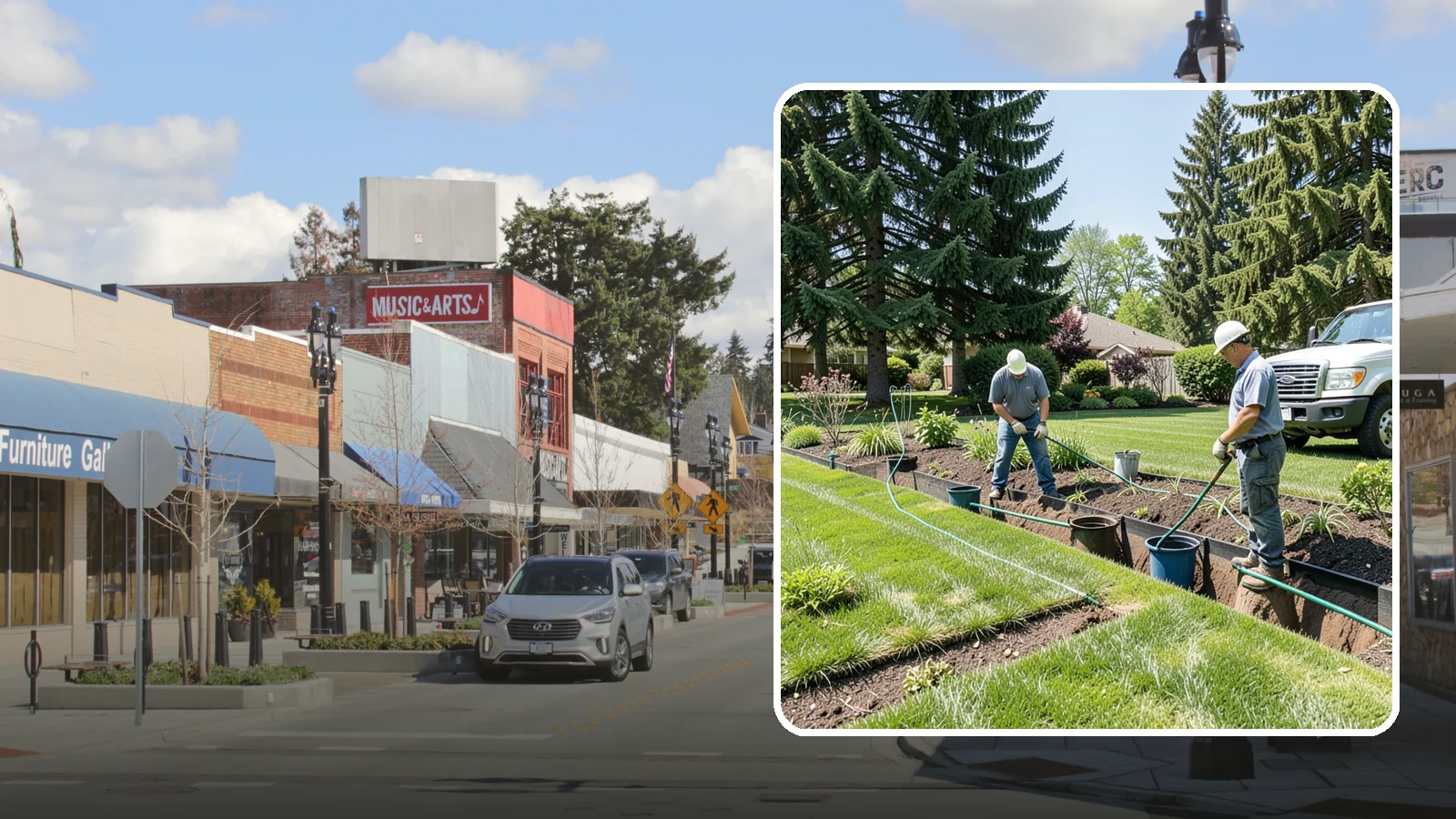 Catch Basin Installation in Bothell, King County, WA - Catch basins and yard drains installed to capture surface water and channel it safely away.