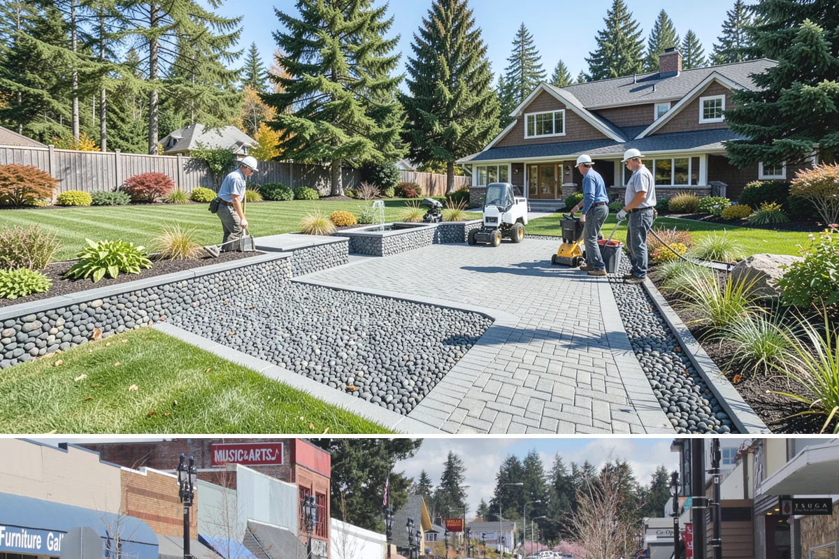 Catch Basin Installation in Bothell, King County, WA - Best installed in drier conditions.