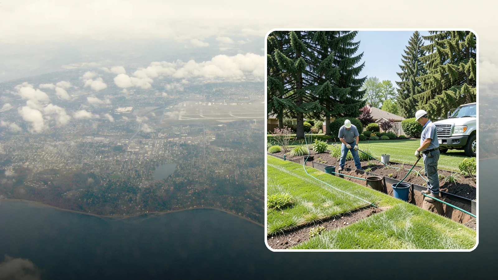 Catch Basin Installation in Burien, King County, WA - Catch basins and yard drains installed to capture surface water and channel it safely away.