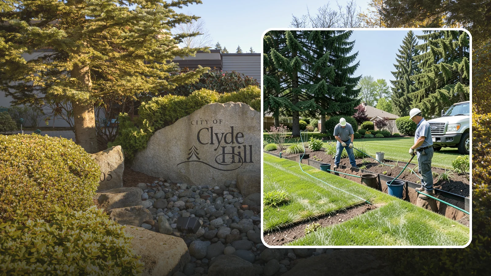 Catch Basin Installation in Clyde Hill, King County, WA - Catch basins and yard drains installed to capture surface water and channel it safely away.