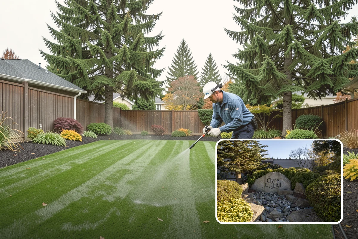 Catch Basin Installation in Clyde Hill, King County, WA - Captures surface water at low spots
