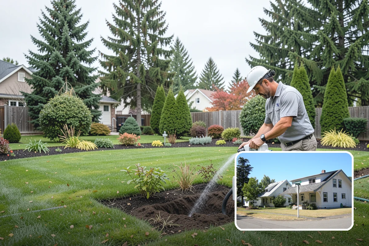 Catch Basin Installation in DuPont, Pierce County, WA - Captures surface water at low spots