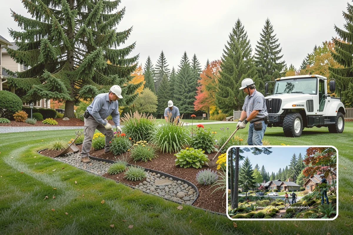 Catch Basin Installation in Edgewood, Pierce County, WA - Captures surface water at low spots