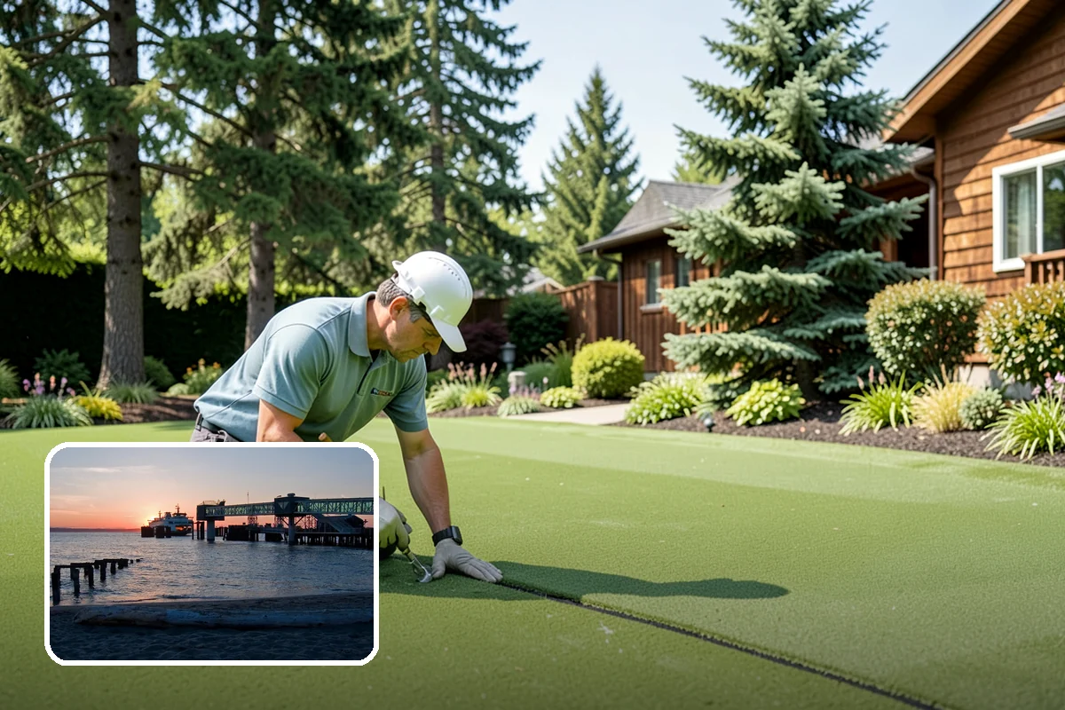 Catch Basin Installation in Edmonds, Snohomish County, WA - Captures surface water at low spots