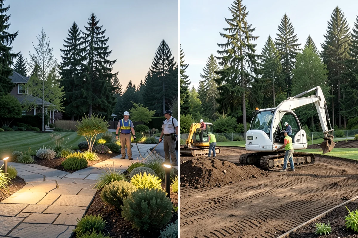 Catch Basin Installation in Everett, Snohomish County, WA - Identify low spots and collection points