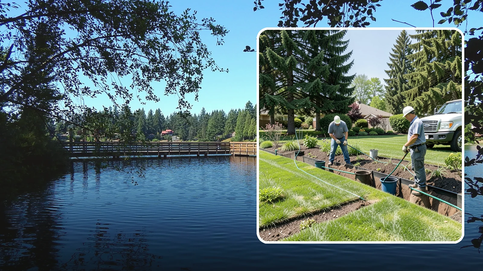 Catch Basin Installation in Federal Way, King County, WA - Catch basins and yard drains installed to capture surface water and channel it safely away.