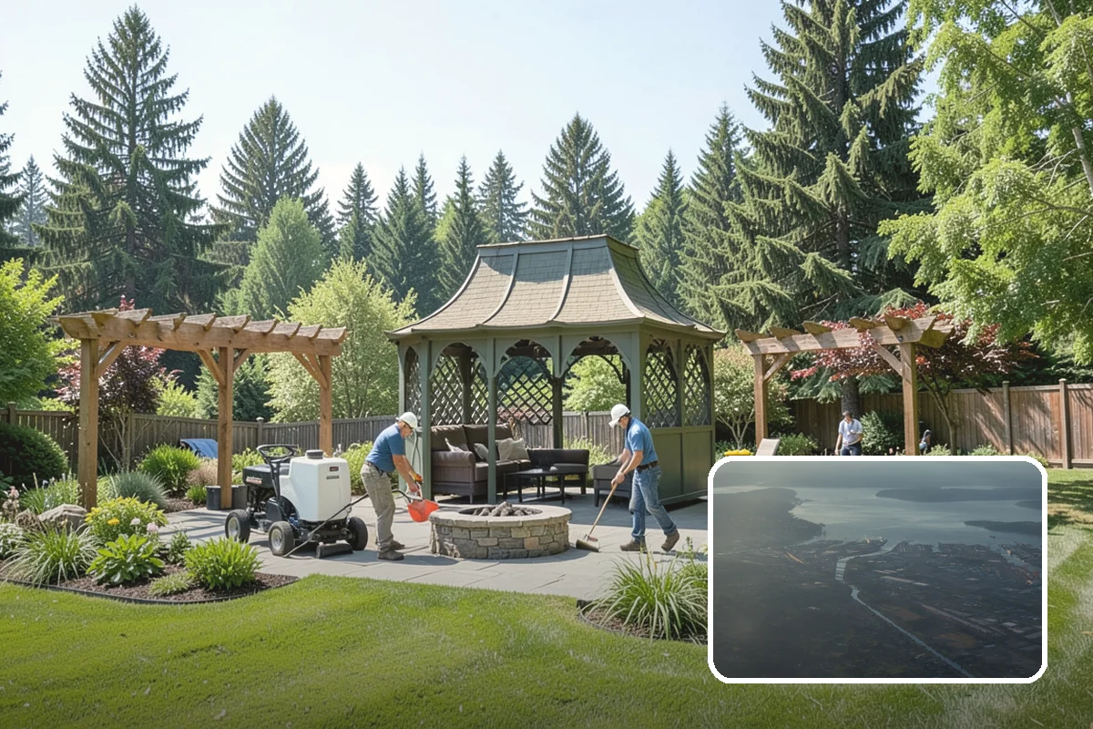 Catch Basin Installation in Fife, Pierce County, WA - Captures surface water at low spots