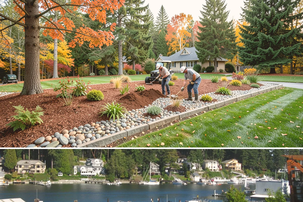 Catch Basin Installation in Gig Harbor, Pierce County, WA - Best installed in drier conditions.