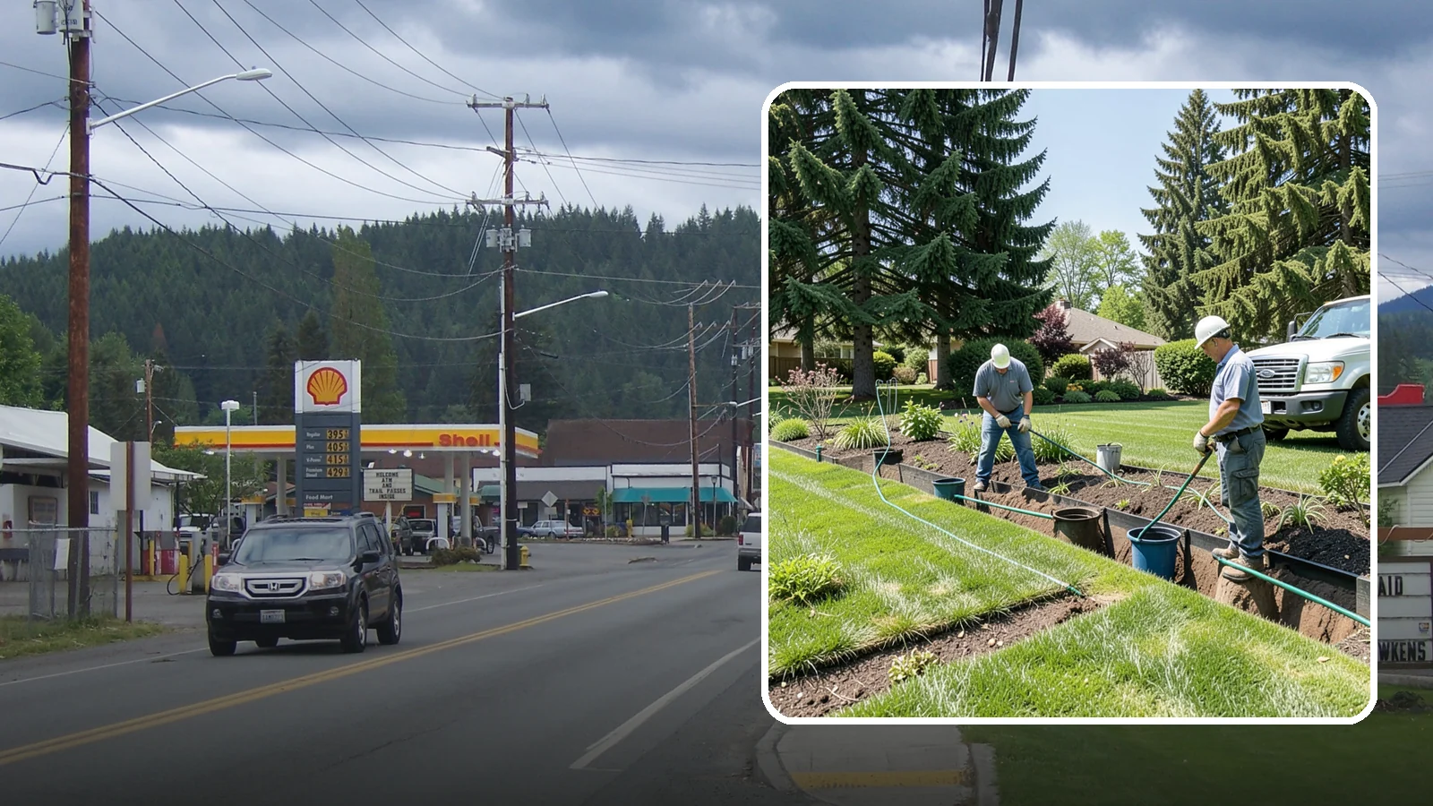 Catch Basin Installation in Granite Falls, Snohomish County, WA - Catch basins and yard drains installed to capture surface water and channel it safely away.