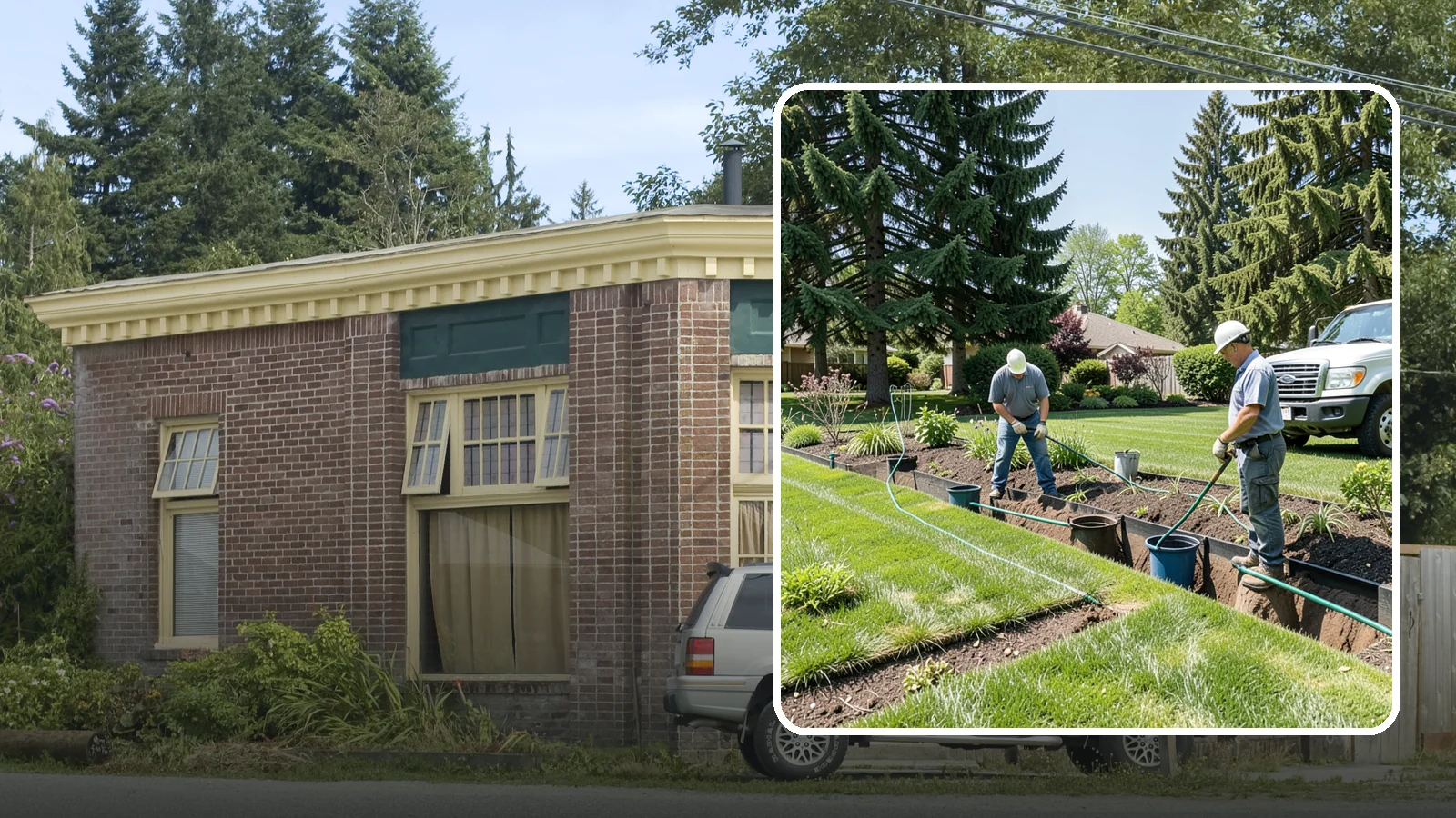 Catch Basin Installation in Hamilton, Skagit County, WA - Catch basins and yard drains installed to capture surface water and channel it safely away.