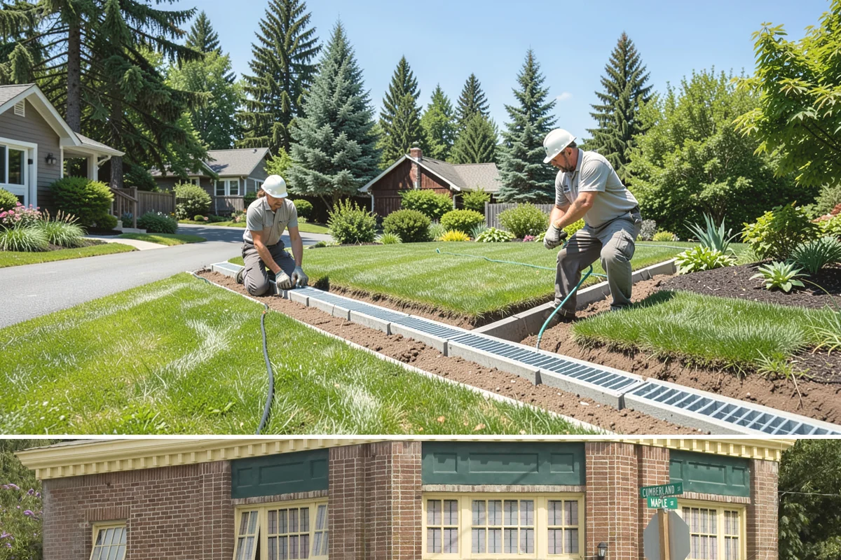 Catch Basin Installation in Hamilton, Skagit County, WA - Best installed in drier conditions.
