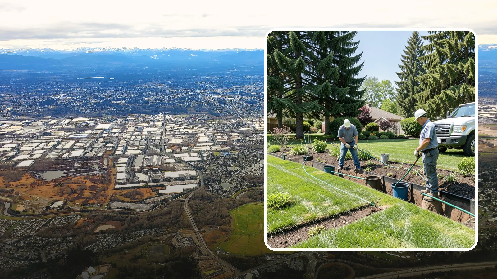 Catch Basin Installation in Kent, King County, WA - Catch basins and yard drains installed to capture surface water and channel it safely away.