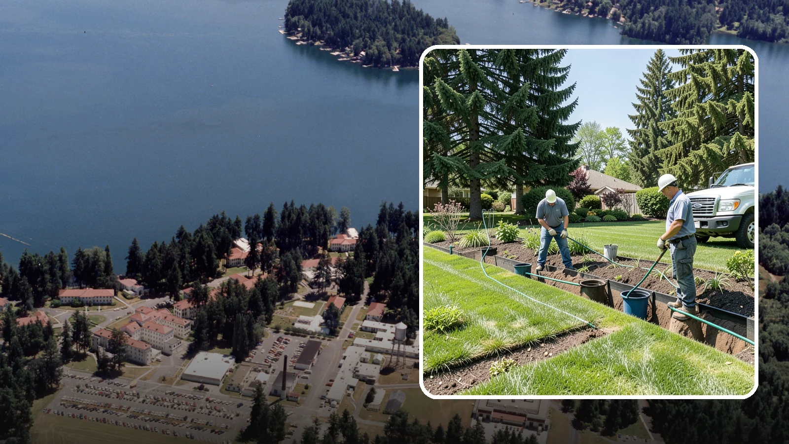 Catch Basin Installation in Lakewood, Pierce County, WA - Catch basins and yard drains installed to capture surface water and channel it safely away.