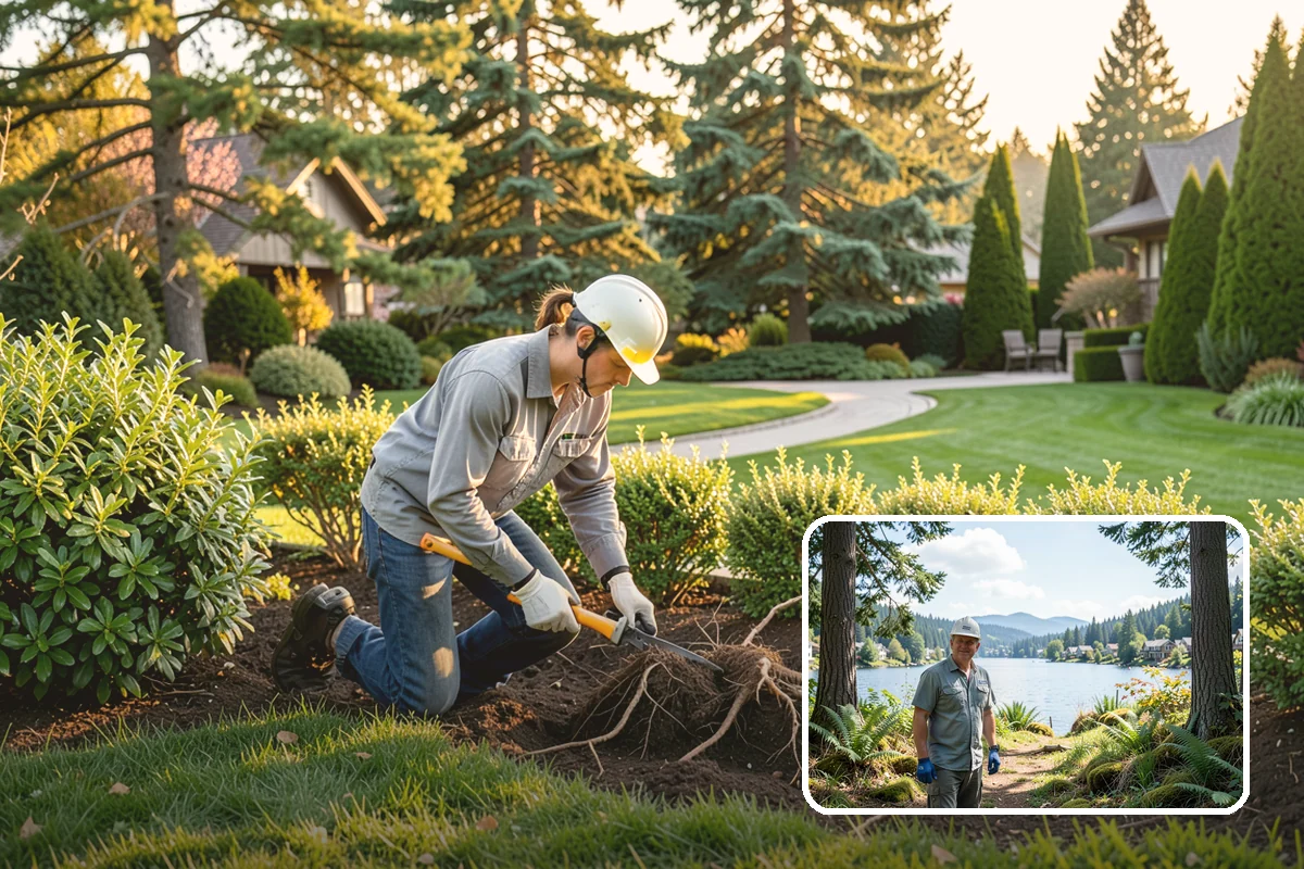 Catch Basin Installation in Milton, King County, WA - Captures surface water at low spots